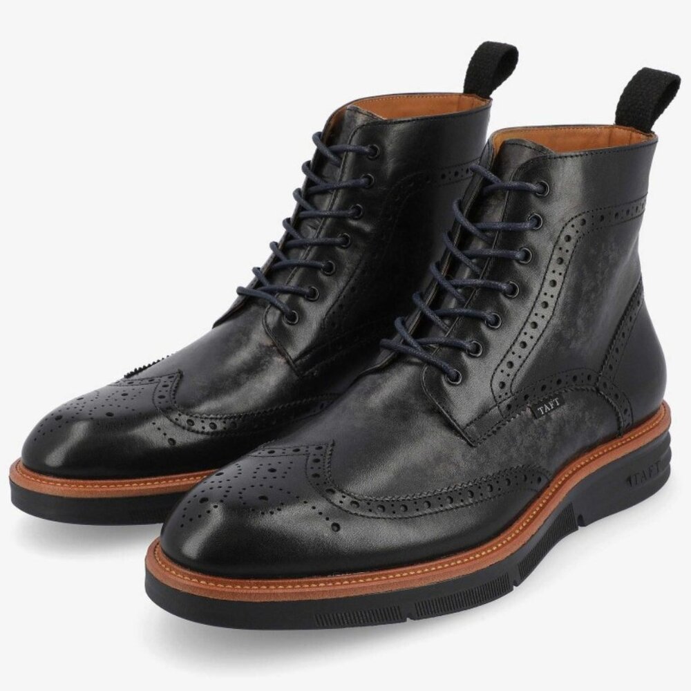 TAFT 365 Men's Model 005 Wingtip Boots | Midnight | Size 10